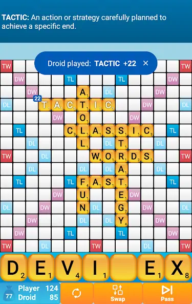 Скачать Classic Words Solo [MOD Много монет] на Андроид