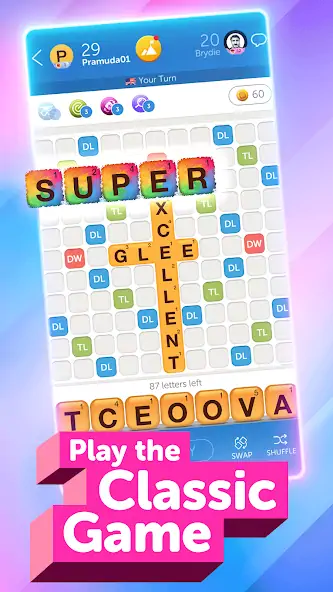 Скачать Words with Friends 2 Classic [MOD Бесконечные деньги] на Андроид