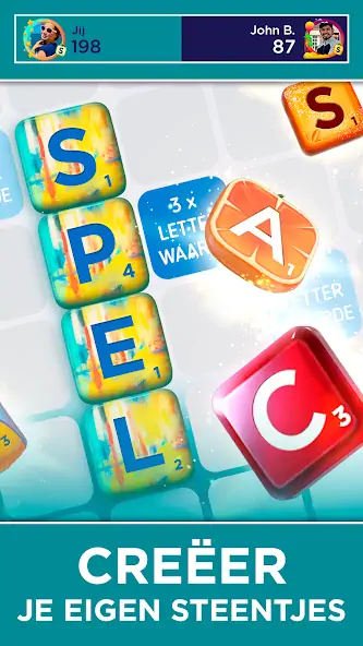 Скачать Scrabble® GO - Woordspel [MOD Много монет] на Андроид