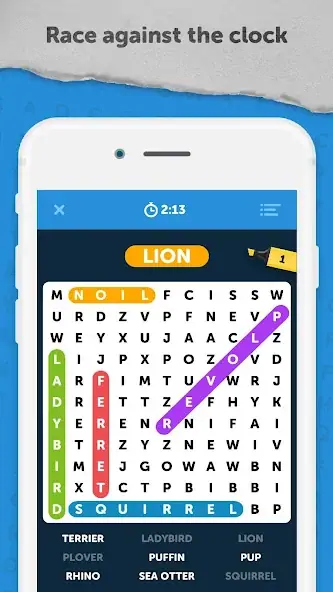 Скачать Infinite Word Search Puzzles [MOD Бесконечные деньги] на Андроид