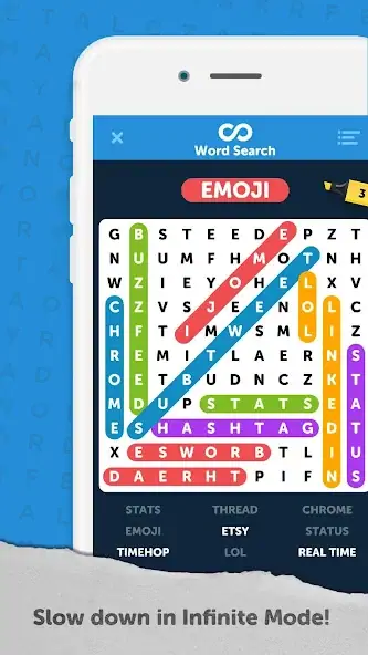 Скачать Infinite Word Search Puzzles [MOD Бесконечные деньги] на Андроид