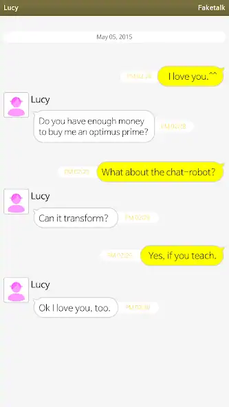 Скачать Faketalk - Chatbot [MOD Бесконечные деньги] на Андроид