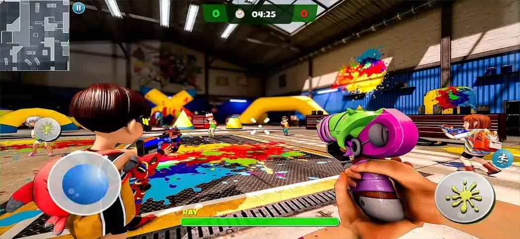 Скачать Paintball Battle Shooting Game [MOD Бесконечные деньги] на Андроид