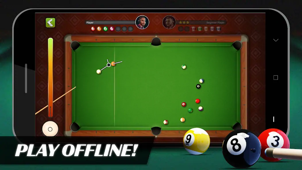 Скачать 8 Ball Billiards Offline Pool [MOD Много монет] на Андроид