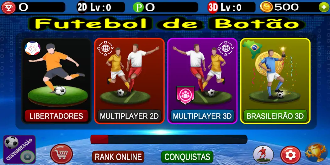 Скачать Futebol de Botão [MOD Много монет] на Андроид