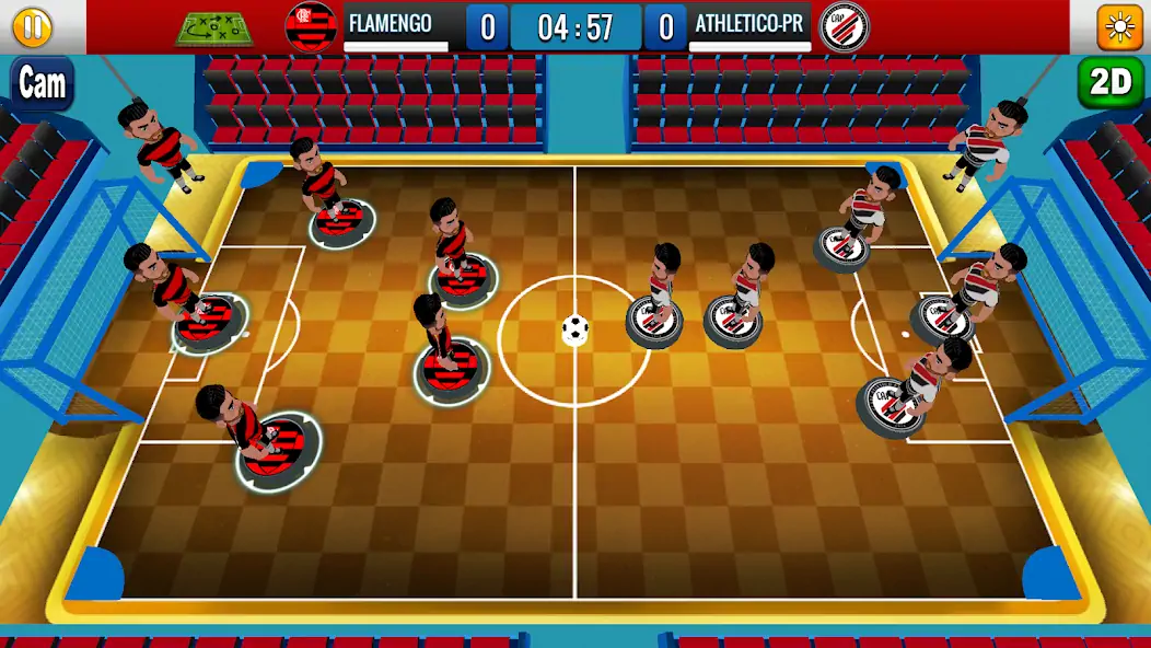 Скачать Futebol de Botão [MOD Много монет] на Андроид