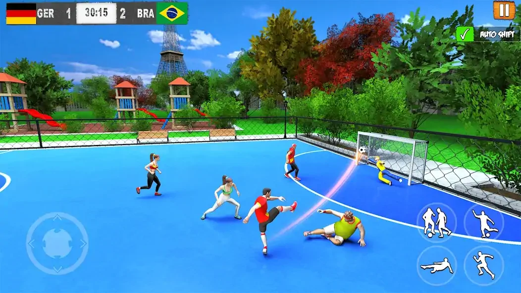 Скачать Street Football: Futsal Games [MOD Бесконечные деньги] на Андроид