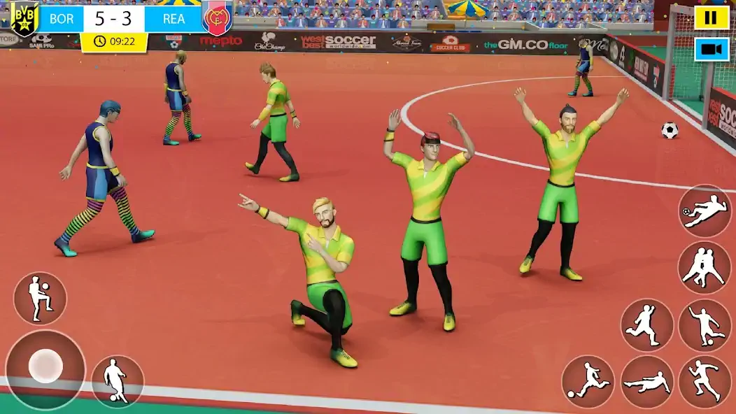 Скачать Indoor Futsal: Football Games [MOD Бесконечные деньги] на Андроид