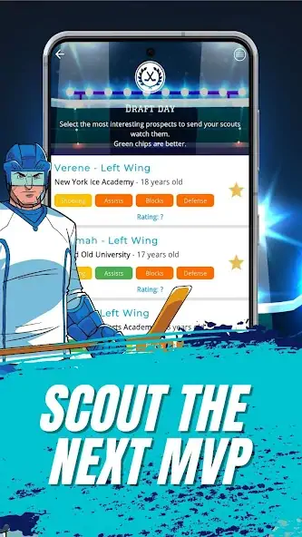Скачать Astonishing Hockey Manager [MOD Бесконечные монеты] на Андроид