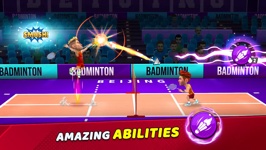 Скачать Badminton Clash 3D [MOD Много монет] на Андроид