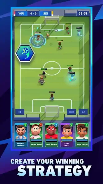 Скачать Supernova Football：Soccer Game [MOD Бесконечные монеты] на Андроид