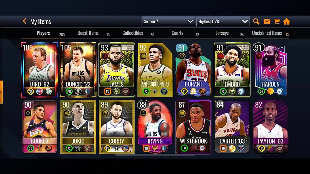 Скачать NBA LIVE Mobile Баскетбол [MOD Бесконечные монеты] на Андроид