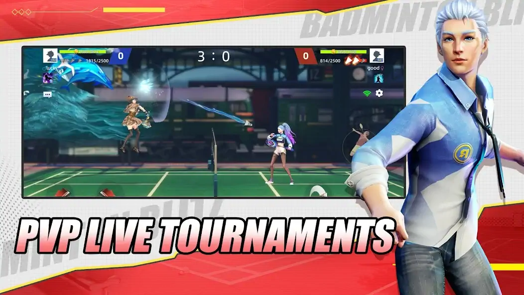 Скачать Badminton Blitz - PVP online [MOD Много монет] на Андроид