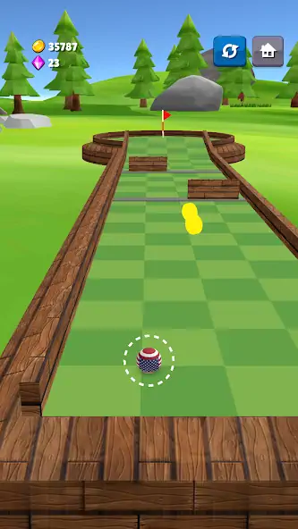 Скачать Mini Golf Challenge [MOD Много монет] на Андроид