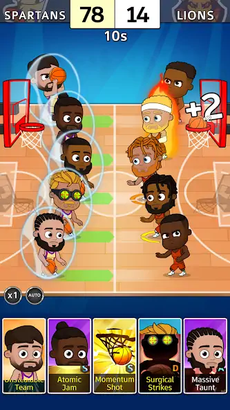 Скачать Idle Five Basketball tycoon [MOD Много денег] на Андроид