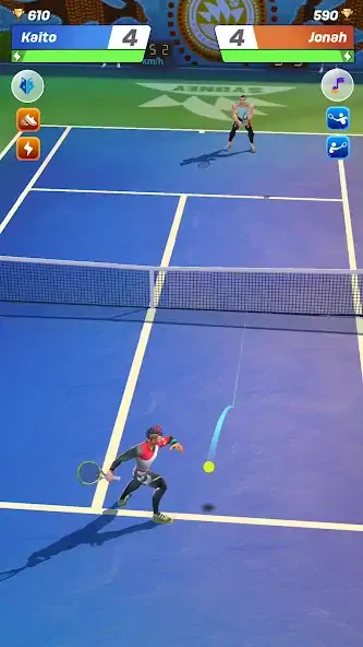 Скачать Tennis Clash: Multiplayer Game [MOD Много денег] на Андроид