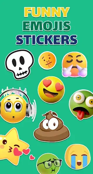 Скачать Emoji Stickers WASticker [Без рекламы] на Андроид