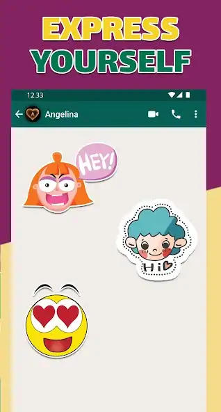 Скачать Emoji Stickers WASticker [Без рекламы] на Андроид
