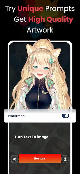 Скачать ai art anime: ai art generator [Премиум версия] на Андроид