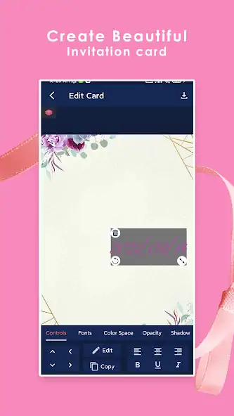 Скачать Invitation Maker-Greeting Card [Полная версия] на Андроид