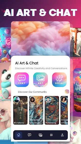 Скачать AI Art Generator, Photo & Chat [Премиум версия] на Андроид