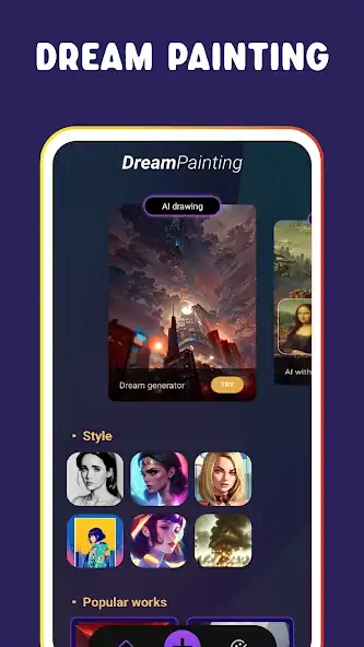 Скачать Dream Painting - Midjourney AI [Разблокированная версия] на Андроид