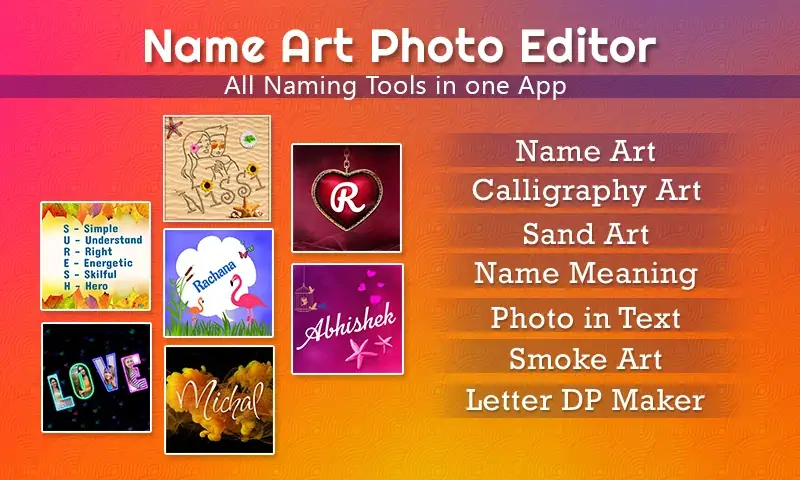 Скачать Name Art Photo Editor App 2023 [Премиум версия] на Андроид