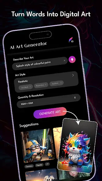 Скачать Dalle - Create art with AI [Премиум версия] на Андроид