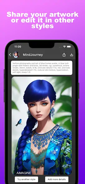 Скачать AiMAGINE - AI art generator [Без рекламы] на Андроид