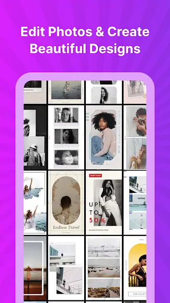 Скачать Canvas: Design Posters, Flyers [Разблокированная версия] на Андроид