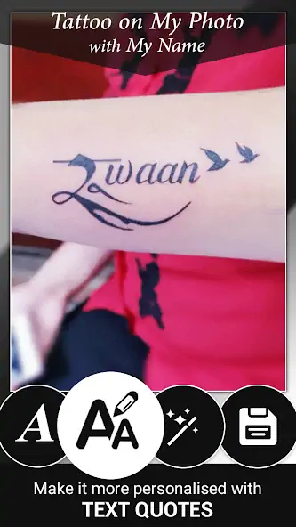 Скачать Tattoo Name On My Photo Editor [Разблокированная версия] на Андроид