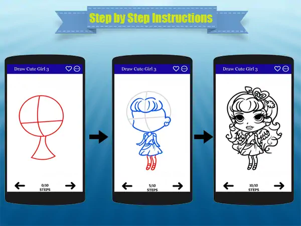 Скачать Как нарисовать девушку [Разблокированная версия] на Андроид