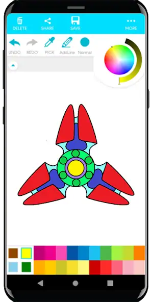Скачать Coloring Fidget Spinner [Без рекламы] на Андроид