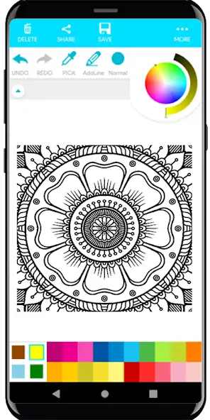 Скачать Coloring Mandala [Без рекламы] на Андроид