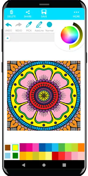 Скачать Coloring Mandala [Без рекламы] на Андроид