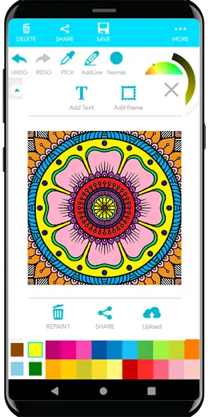Скачать Coloring Mandala [Без рекламы] на Андроид