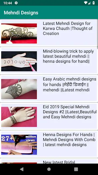 Скачать 1000+ Mehndi Designs Latest 20 [Премиум версия] на Андроид