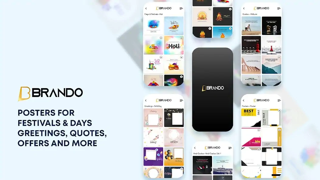 Скачать Brando App Festival Posters [Премиум версия] на Андроид