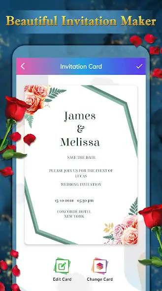 Скачать Invitation Card Maker IMG PDF [Разблокированная версия] на Андроид