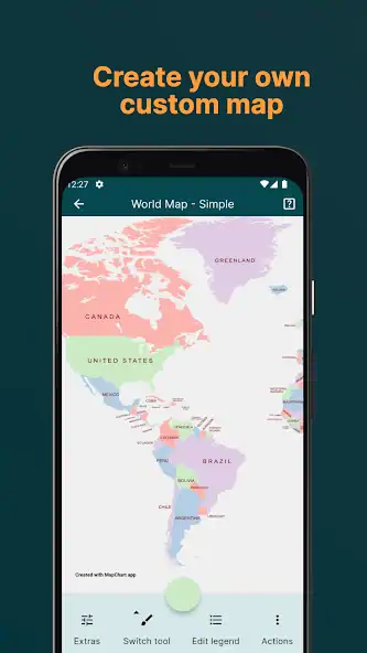 Скачать MapChart [Без рекламы] на Андроид