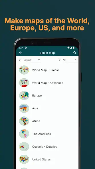 Скачать MapChart [Без рекламы] на Андроид