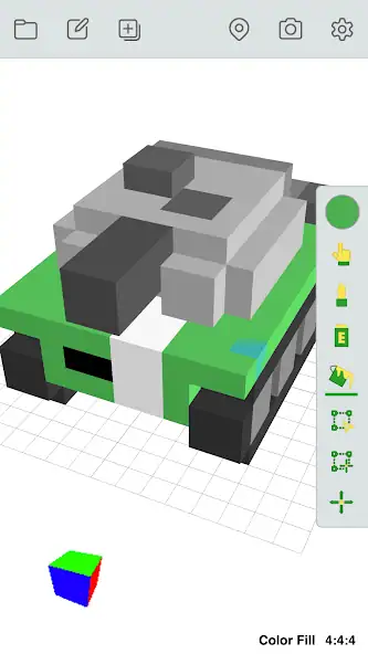 Скачать Voxel Paint [Без рекламы] на Андроид