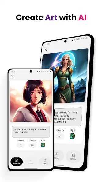 Скачать Splend AI - Art Generator [Полная версия] на Андроид