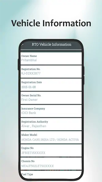 Скачать RTO Vehicle Information App [Разблокированная версия] на Андроид