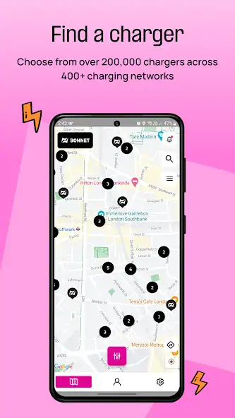 Скачать Bonnet: Public EV Charging App [Премиум версия] на Андроид