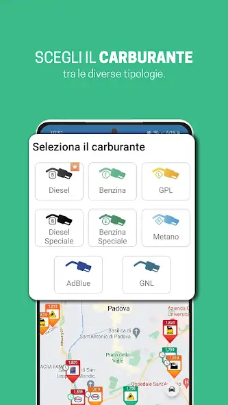 Скачать Prezzi Benzina - GPL e Metano [Разблокированная версия] на Андроид