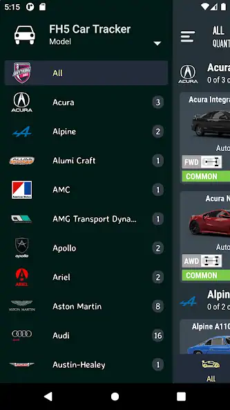 Скачать Car Tracker Forza Horizon 5 [Без рекламы] на Андроид