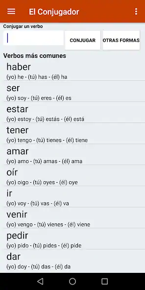 Скачать El Conjugador [Полная версия] на Андроид