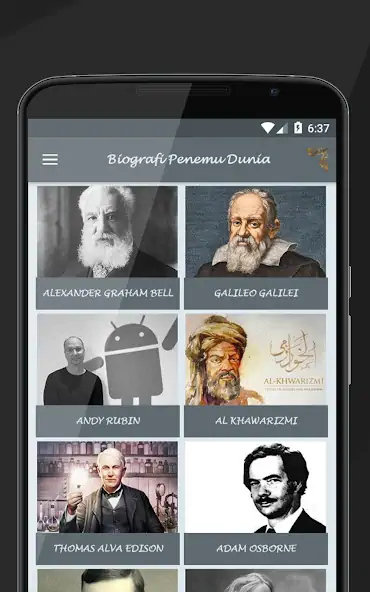 Скачать Biografi Penemu Dunia [Премиум версия] на Андроид