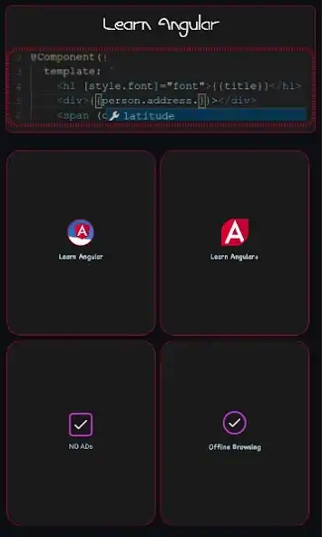 Скачать Learn Angular Offline [Премиум версия] на Андроид